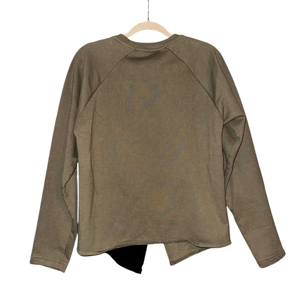 ASOS Nicce London Long Sleeve Shirt Asymmetrical Crewneck Colorblock Size Medium - Picture 8 of 12